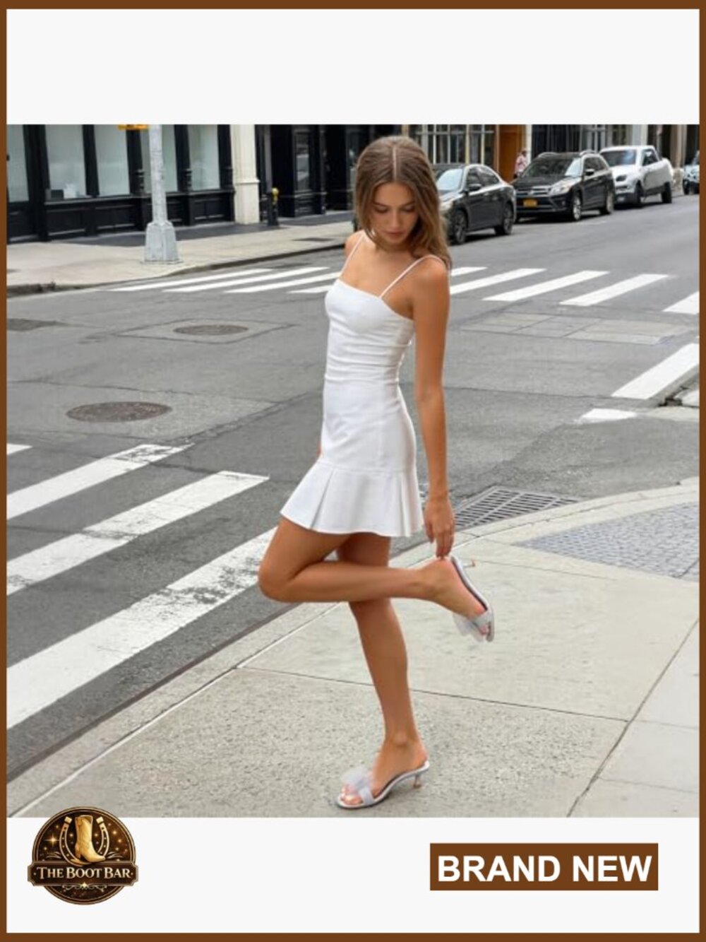 Kitten Heel Open Toe Sandals Low Heels Dress Sandals Wedding Party Shoes - Picture 2 of 7
